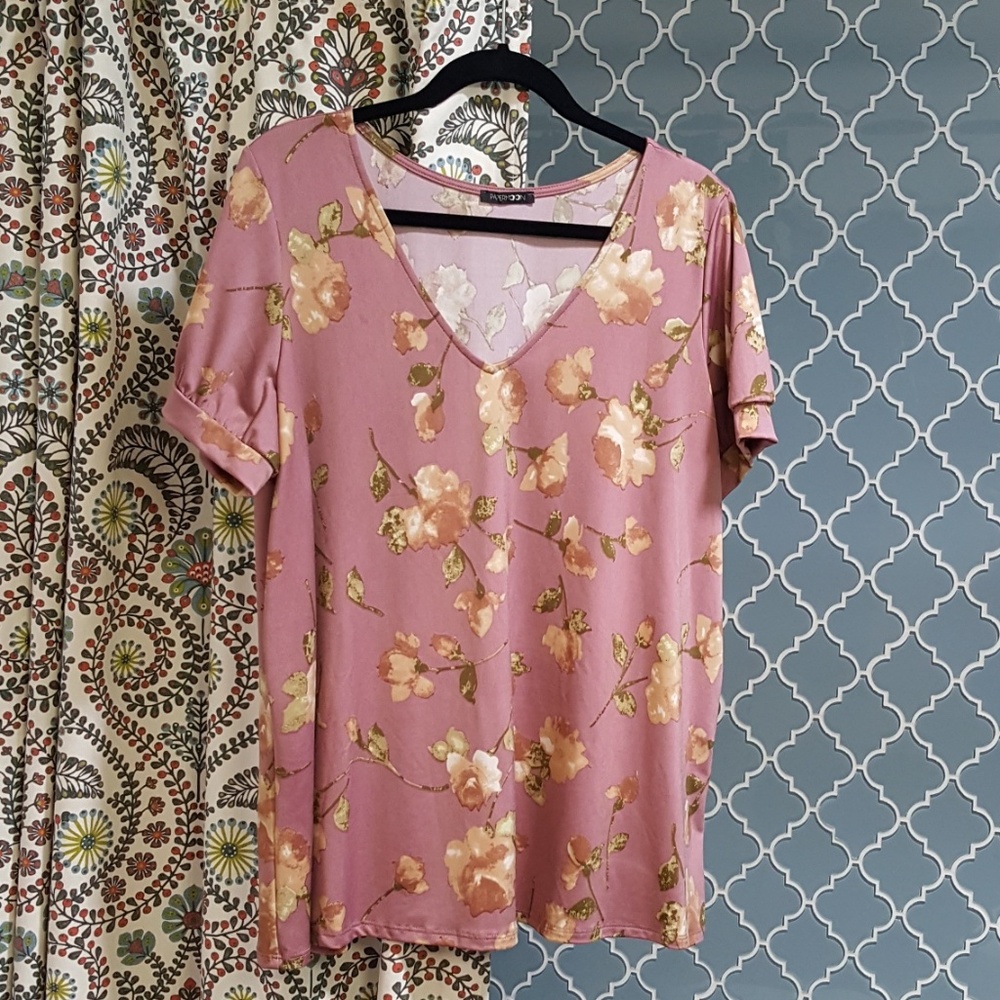 Papermoon Stitch Fix Floral Top 1X